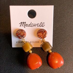Madewell semi precious stone earrings